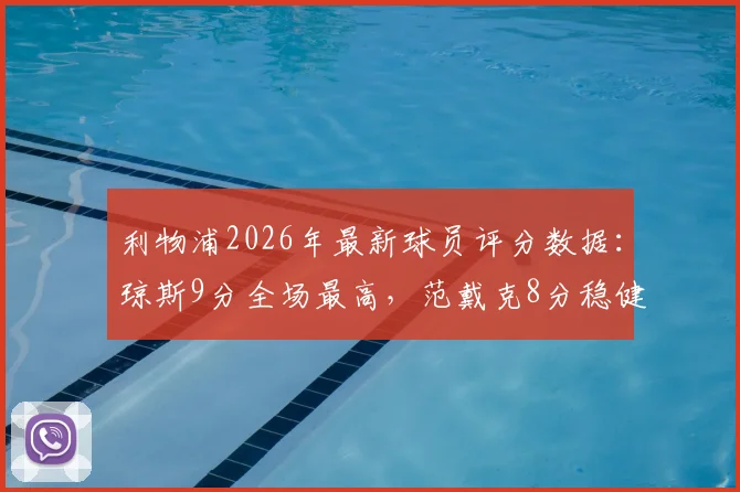 利物浦2026年最新球员评分数据：琼斯9分全场最高，范戴克8分稳健，解析萨拉赫仅获7分原因